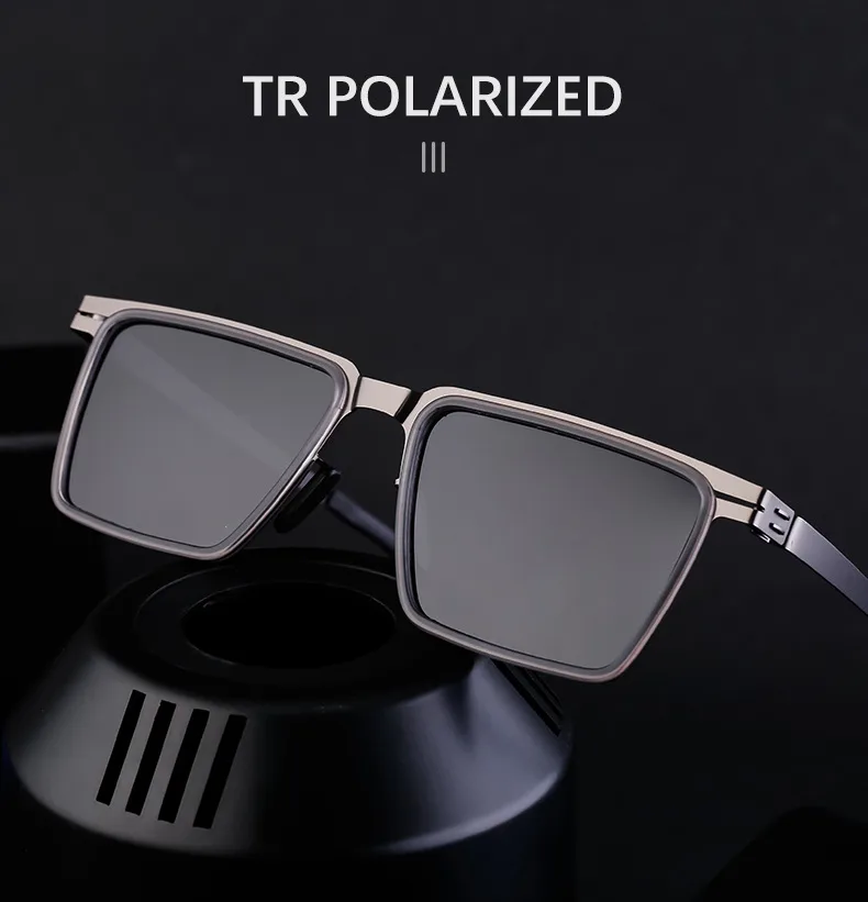 Streetwear Geometric Tac Square Full Frame Glasses display picture 5