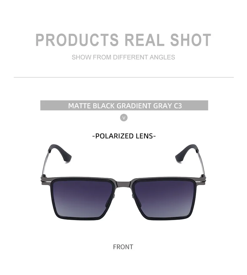 Streetwear Geometric Tac Square Full Frame Glasses display picture 14