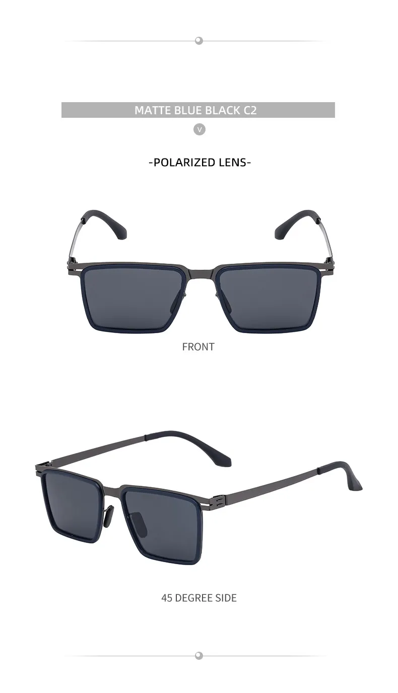Streetwear Geometric Tac Square Full Frame Glasses display picture 17