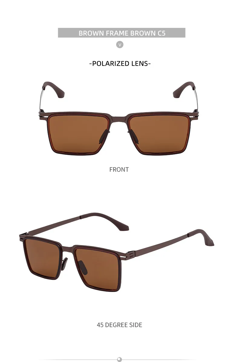 Streetwear Geometric Tac Square Full Frame Glasses display picture 19