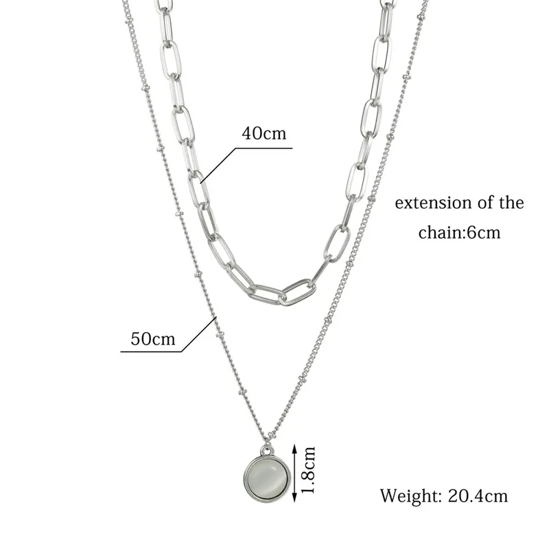 Elegant Glam Vintage Style Round Heart Shape Eye Imitation Pearl Alloy Women's Layered Necklaces Pendant Necklace display picture 62
