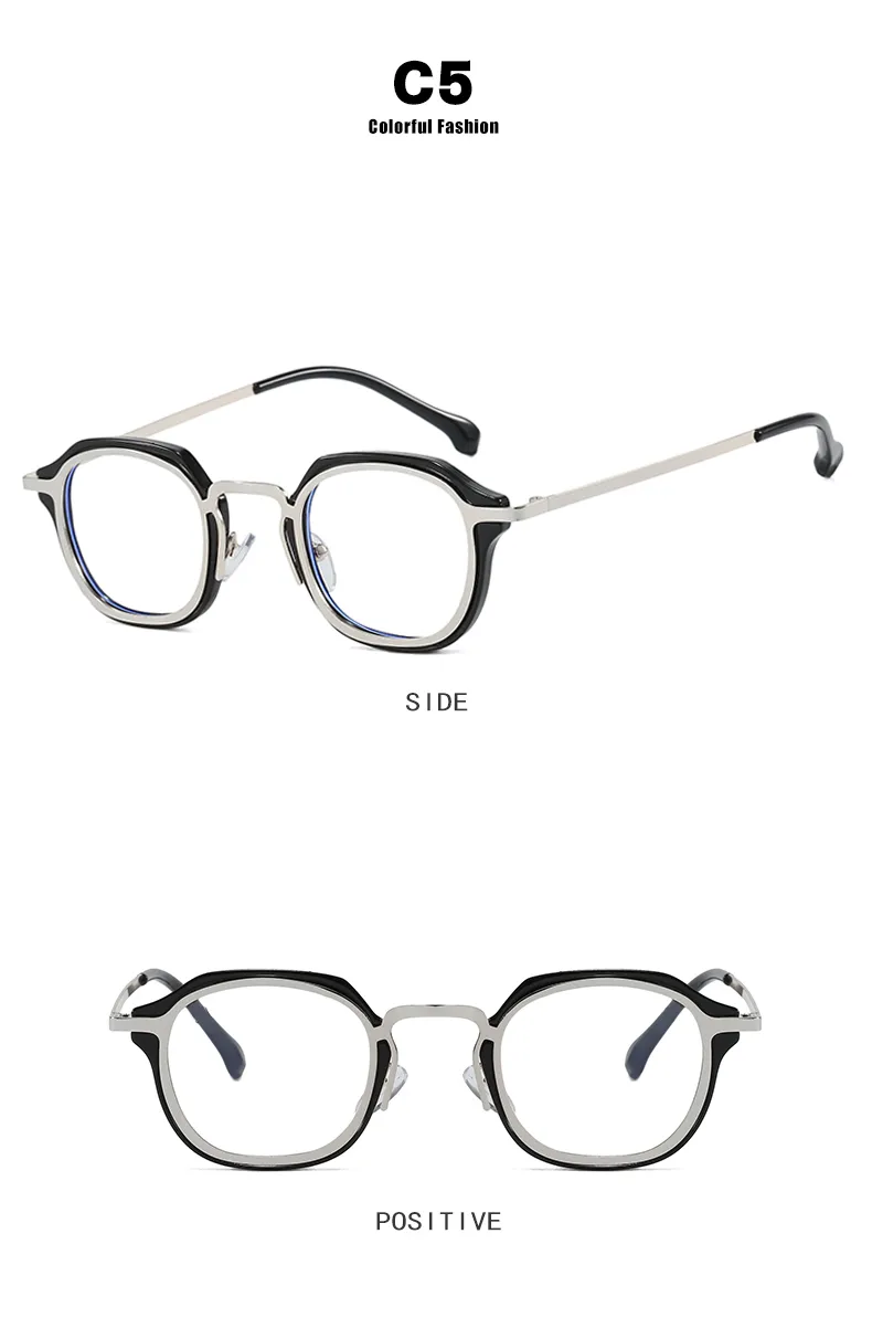 Retro Vacation Punk Glasses Ac Square Full Frame Glasses display picture 12