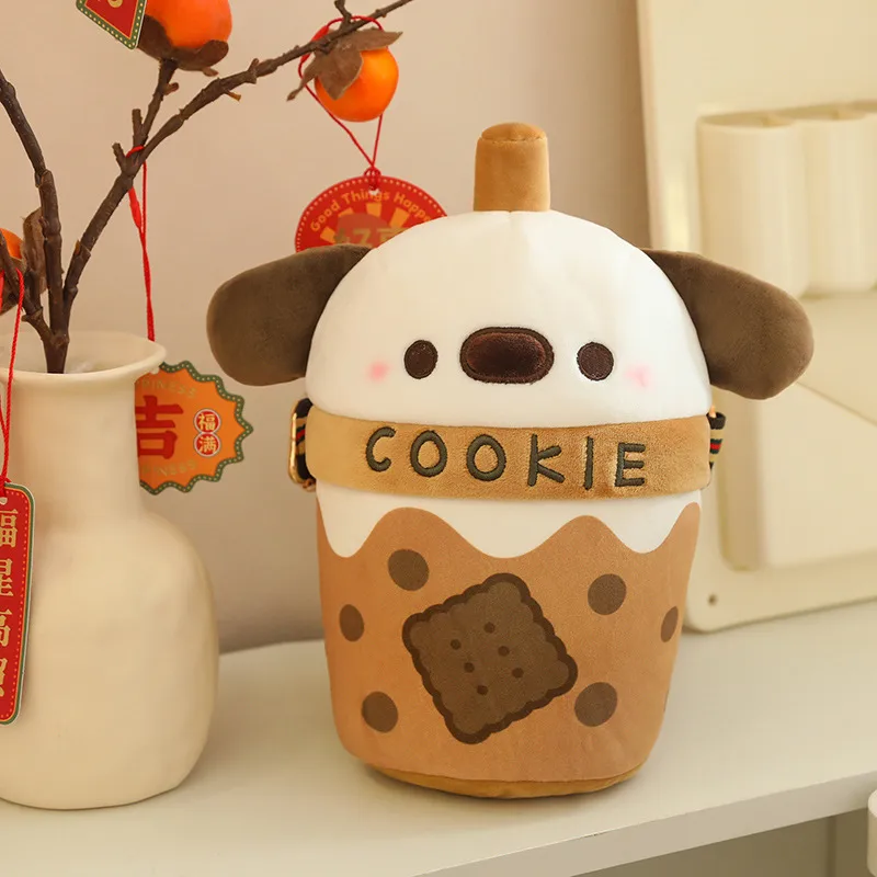 Kid'S PP Cotton Dog Cute Bucket Zipper Crossbody Bag display picture 2