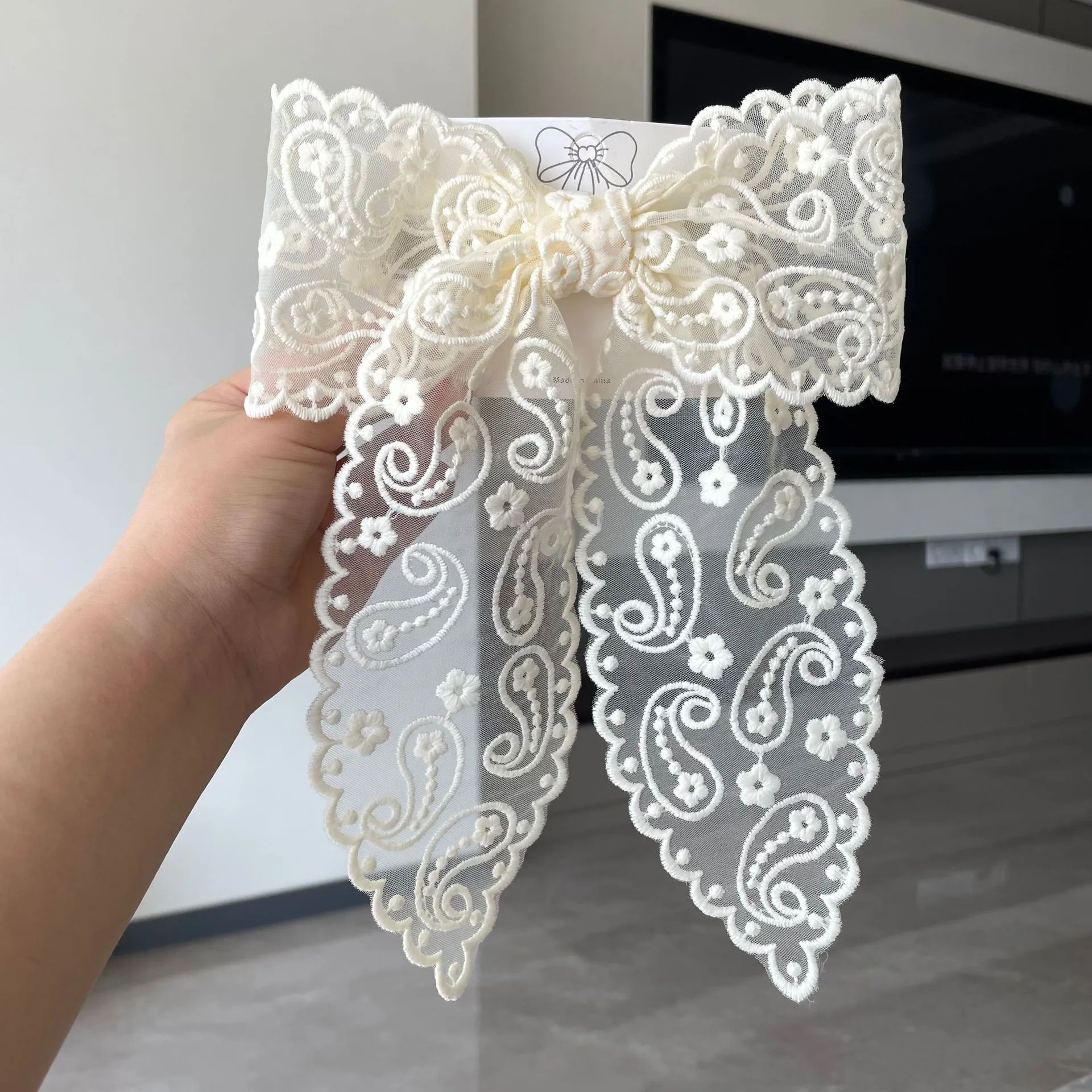 Women's Princess Bow Knot Gauze Hair Clip display picture 3