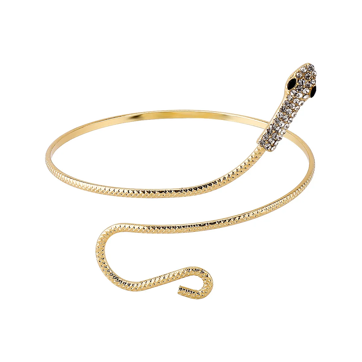 Vintage Style Commute Snake Iron Plating Women's Armband display picture 7