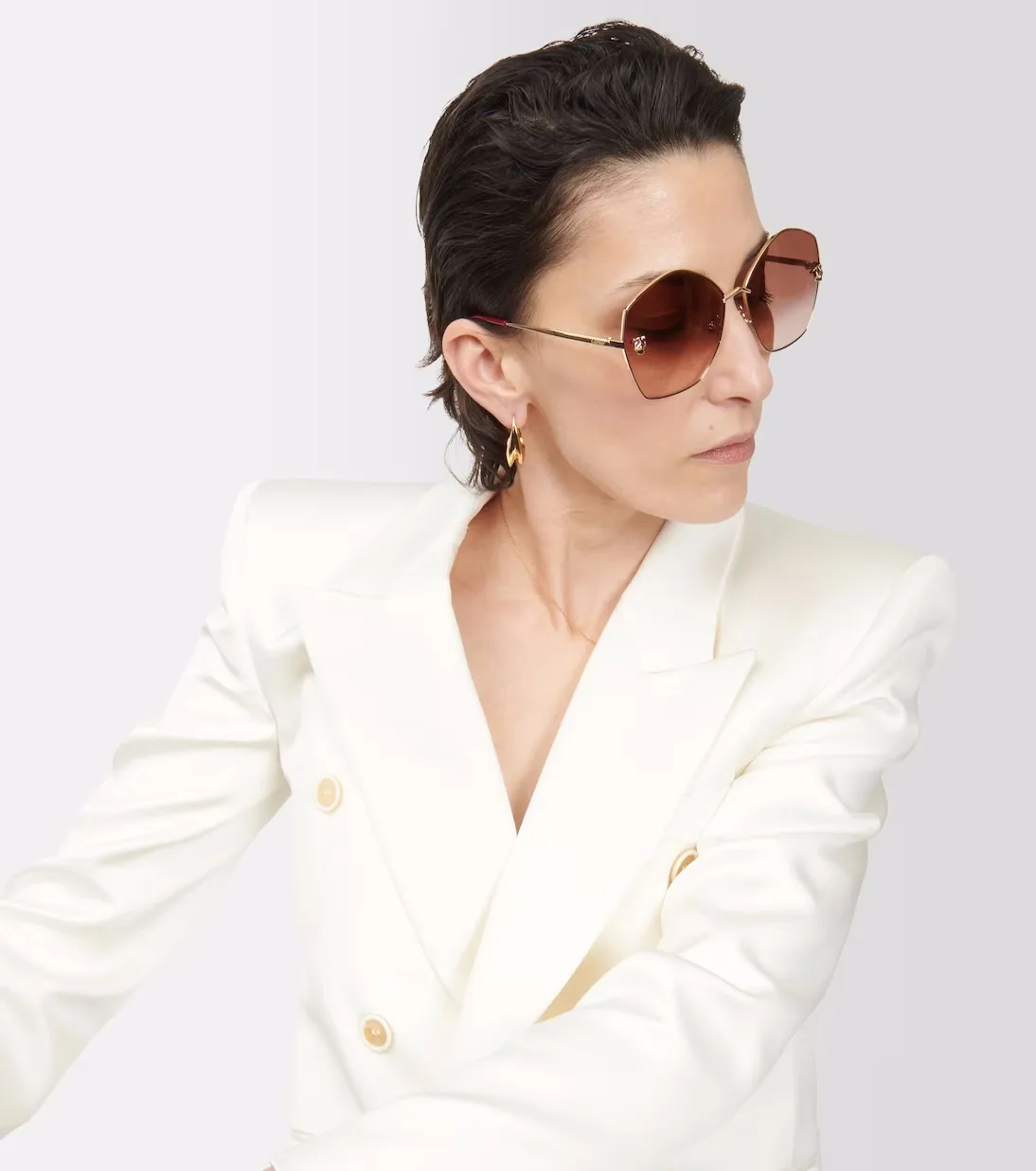 Streetwear Geometric Pc Square Full Frame Glasses display picture 5