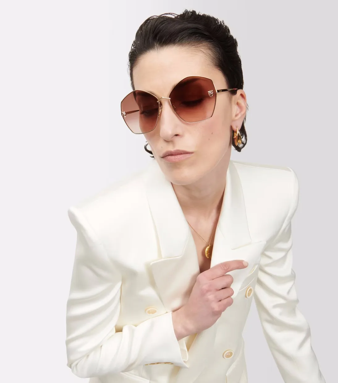 Streetwear Geometric Pc Square Full Frame Glasses display picture 6