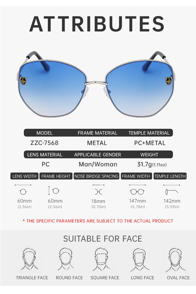 Streetwear Geometric Pc Square Full Frame Glasses display picture 16