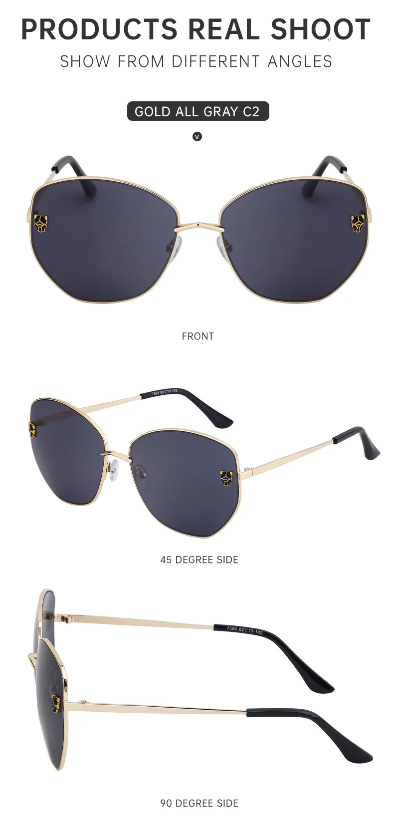 Streetwear Geometric Pc Square Full Frame Glasses display picture 17