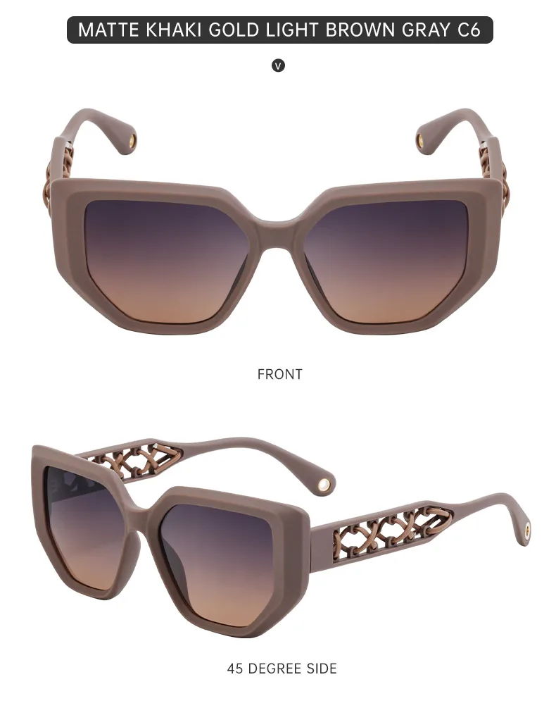 Vacation Simple Style Solid Color Pc Cat Eye Full Frame Glasses display picture 7