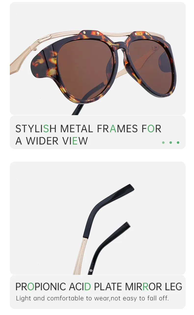Streetwear Geometric Pc Special-Shaped Mirror Full Frame Glasses display picture 9