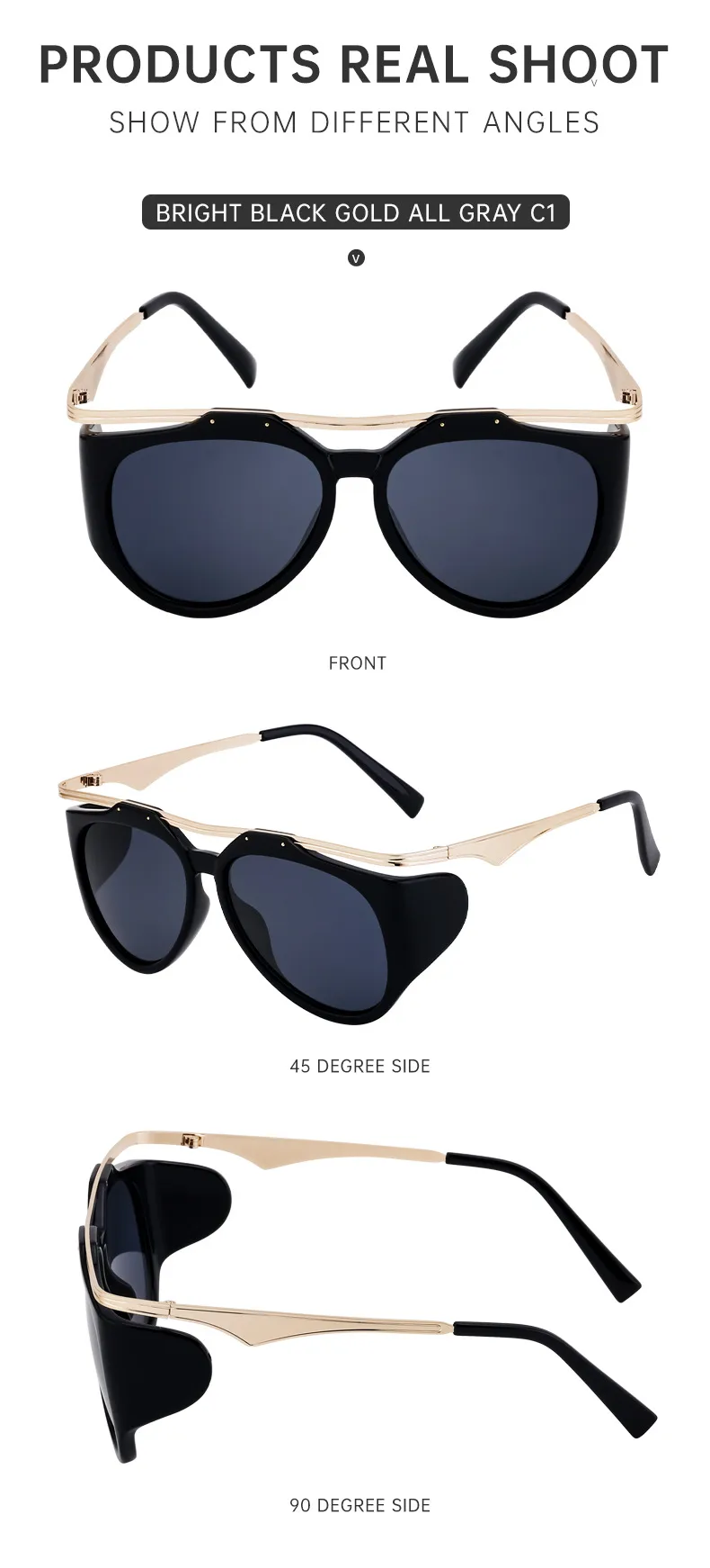 Streetwear Geometric Pc Special-Shaped Mirror Full Frame Glasses display picture 21