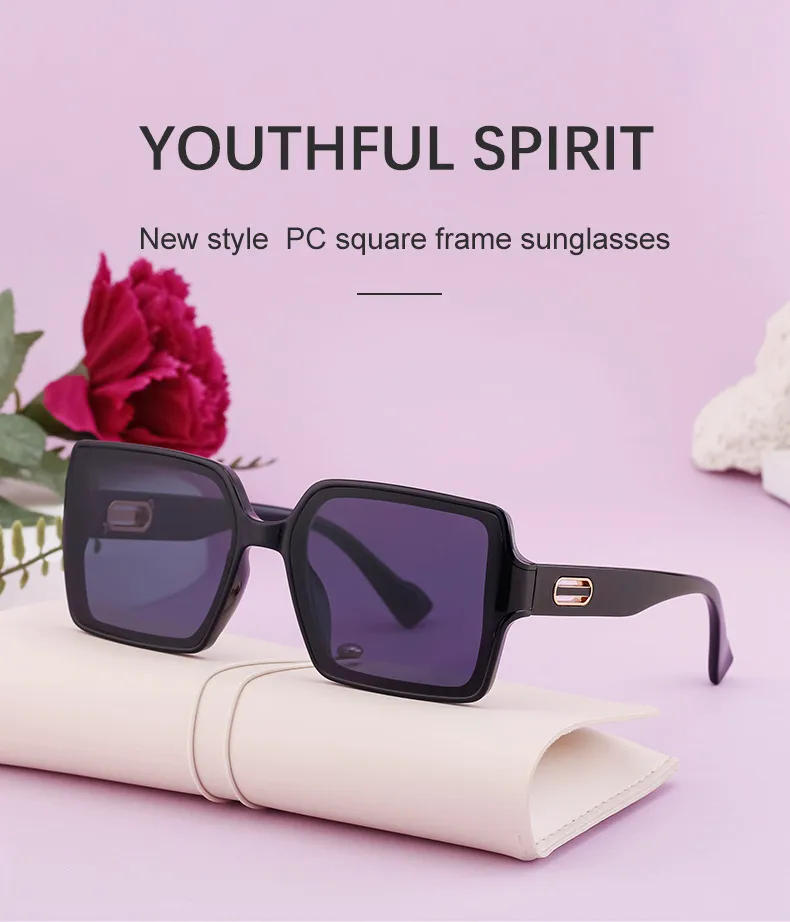 Streetwear Geometric Pc Square Full Frame Glasses display picture 1