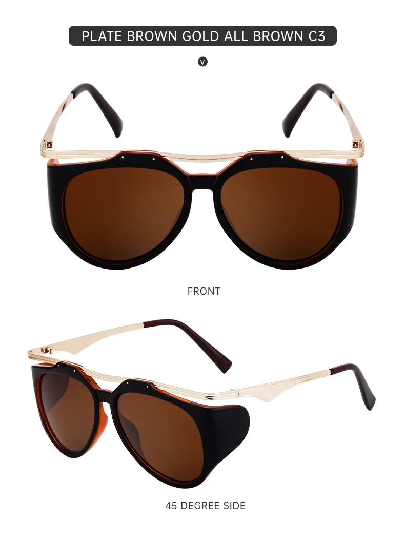 Streetwear Geometric Pc Special-Shaped Mirror Full Frame Glasses display picture 23
