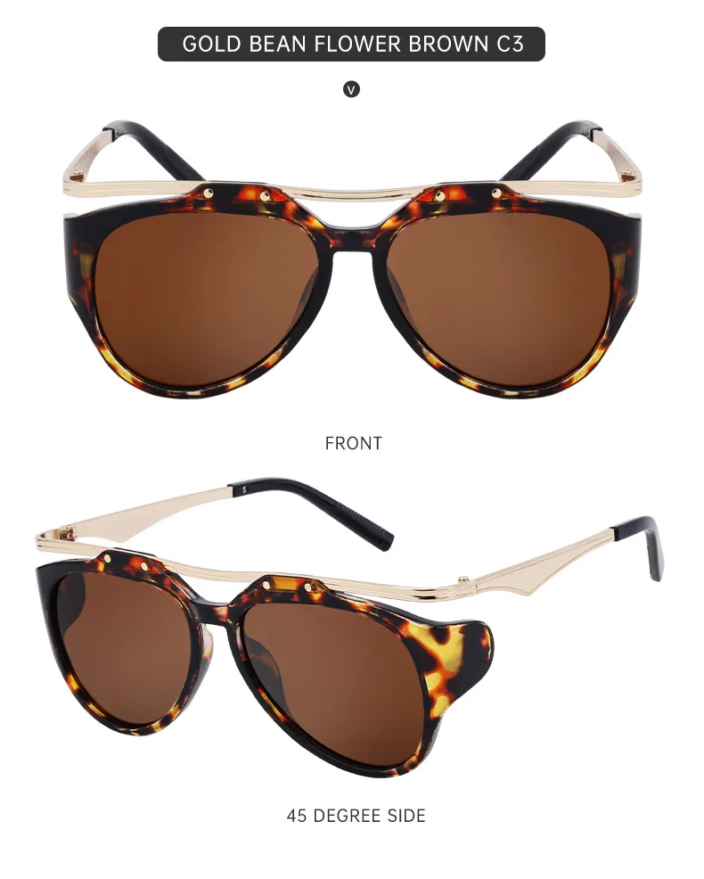 Streetwear Geometric Pc Special-Shaped Mirror Full Frame Glasses display picture 15