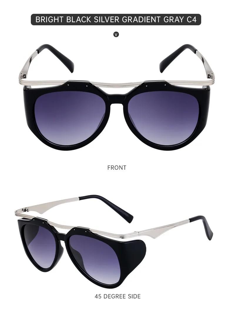 Streetwear Geometric Pc Special-Shaped Mirror Full Frame Glasses display picture 24