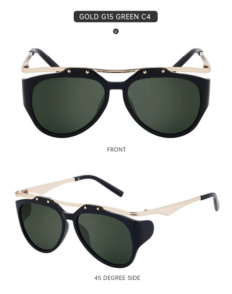 Streetwear Geometric Pc Special-Shaped Mirror Full Frame Glasses display picture 16