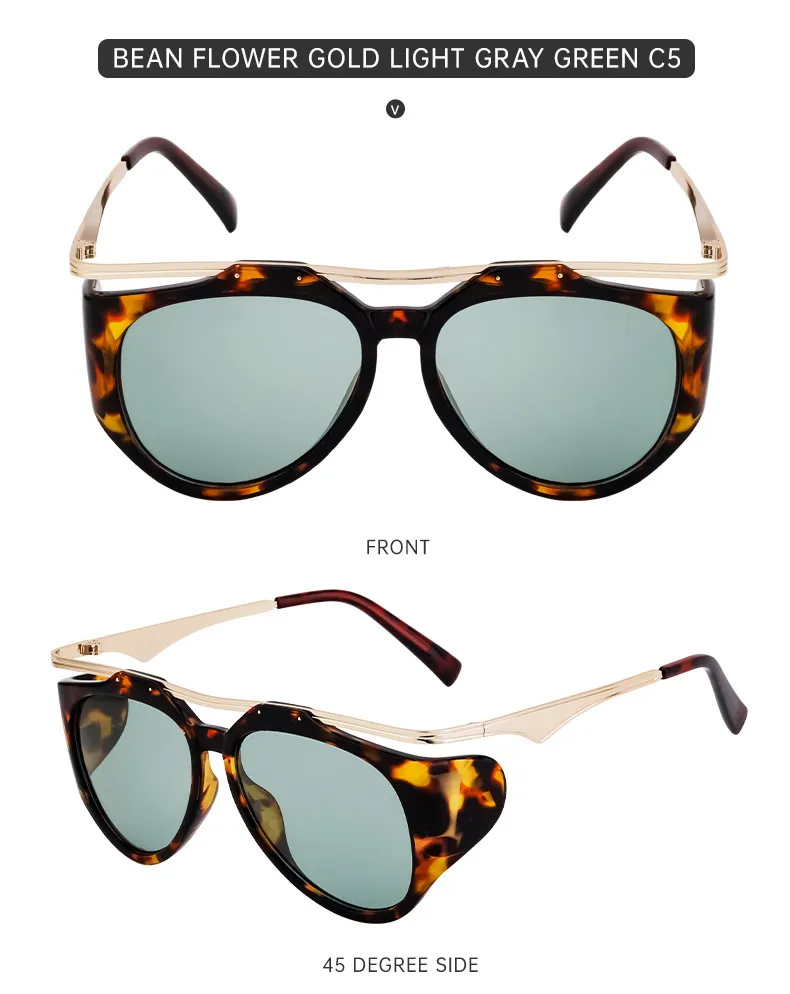 Streetwear Geometric Pc Special-Shaped Mirror Full Frame Glasses display picture 25