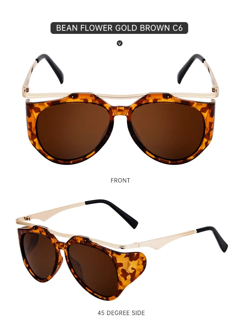 Streetwear Geometric Pc Special-Shaped Mirror Full Frame Glasses display picture 26