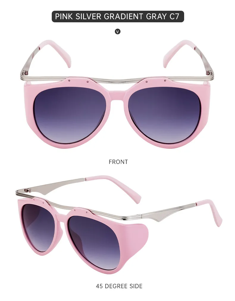 Streetwear Geometric Pc Special-Shaped Mirror Full Frame Glasses display picture 27