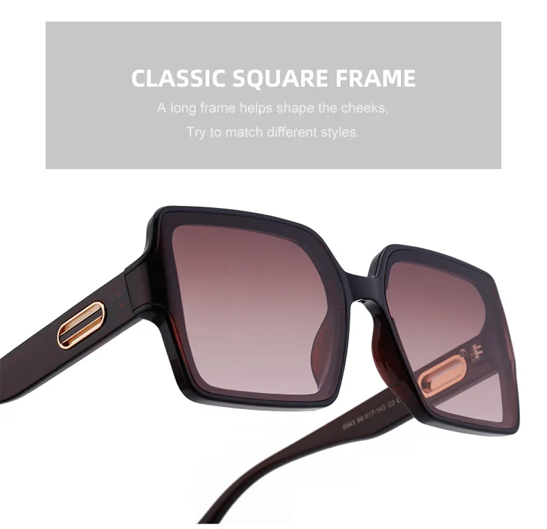 Streetwear Geometric Pc Square Full Frame Glasses display picture 7