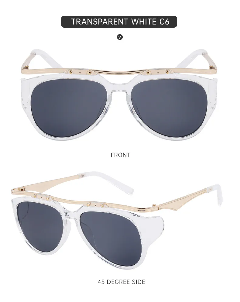 Streetwear Geometric Pc Special-Shaped Mirror Full Frame Glasses display picture 18
