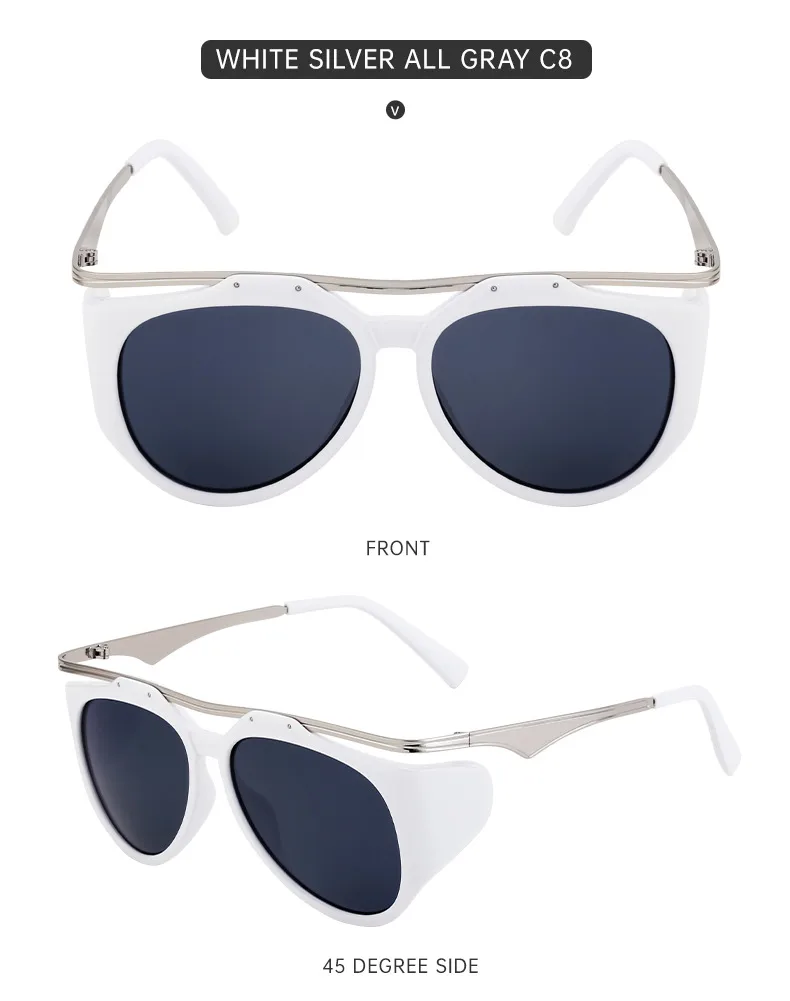 Streetwear Geometric Pc Special-Shaped Mirror Full Frame Glasses display picture 28
