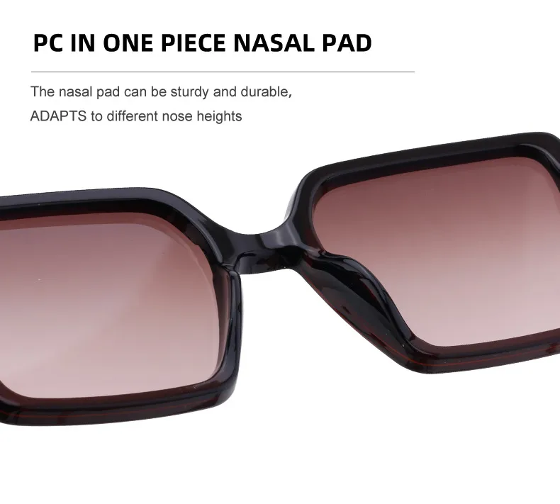 Streetwear Geometric Pc Square Full Frame Glasses display picture 10