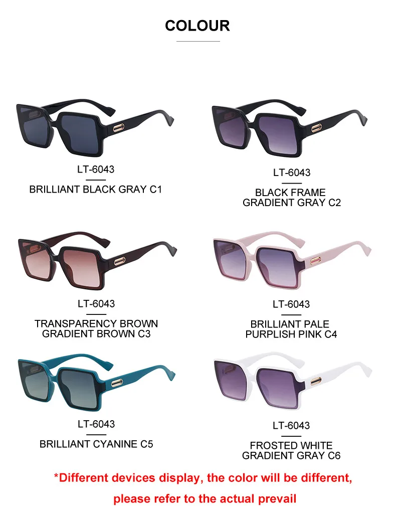 Streetwear Geometric Pc Square Full Frame Glasses display picture 11