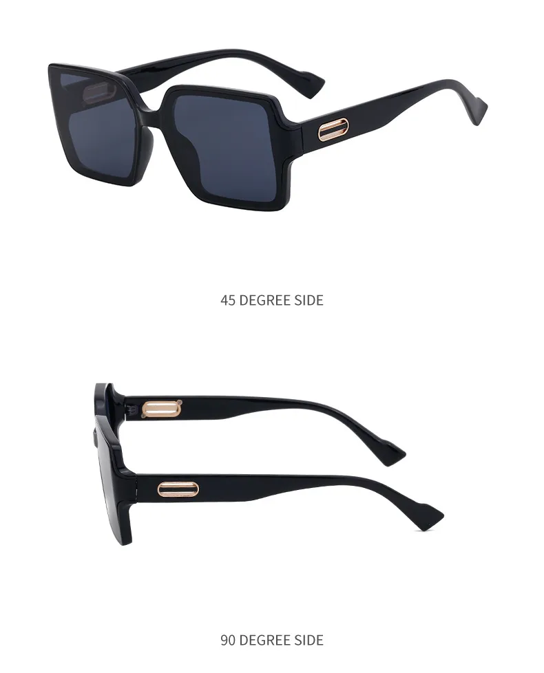 Streetwear Geometric Pc Square Full Frame Glasses display picture 14