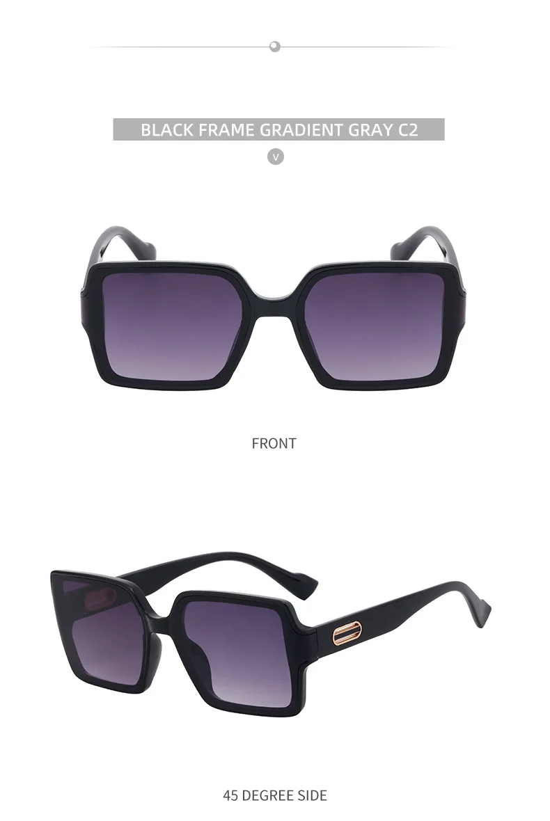 Streetwear Geometric Pc Square Full Frame Glasses display picture 15
