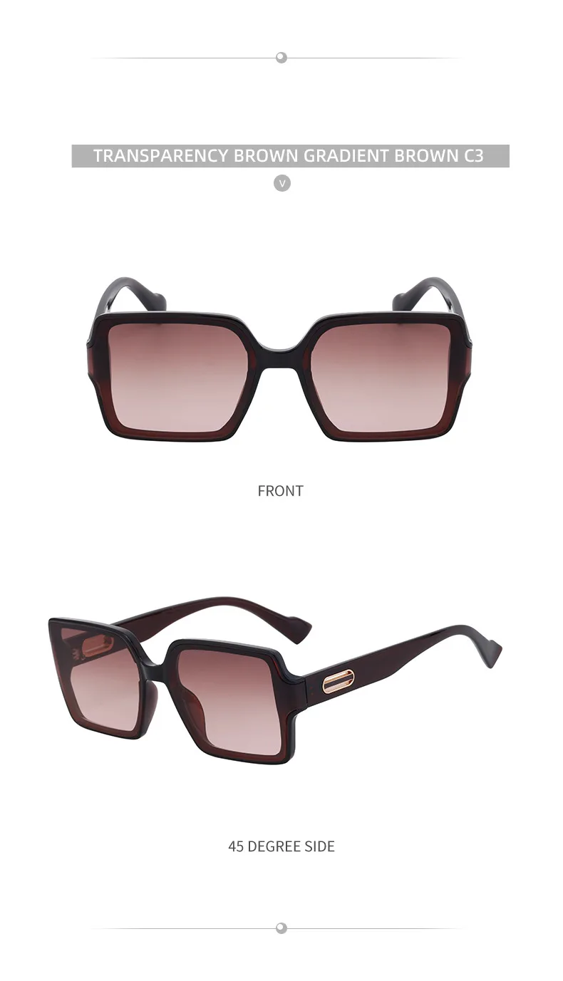 Streetwear Geometric Pc Square Full Frame Glasses display picture 16