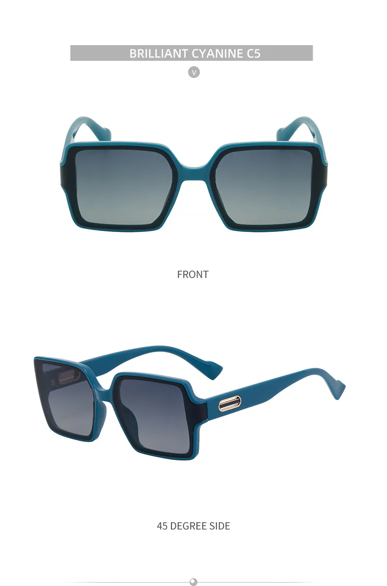 Streetwear Geometric Pc Square Full Frame Glasses display picture 18