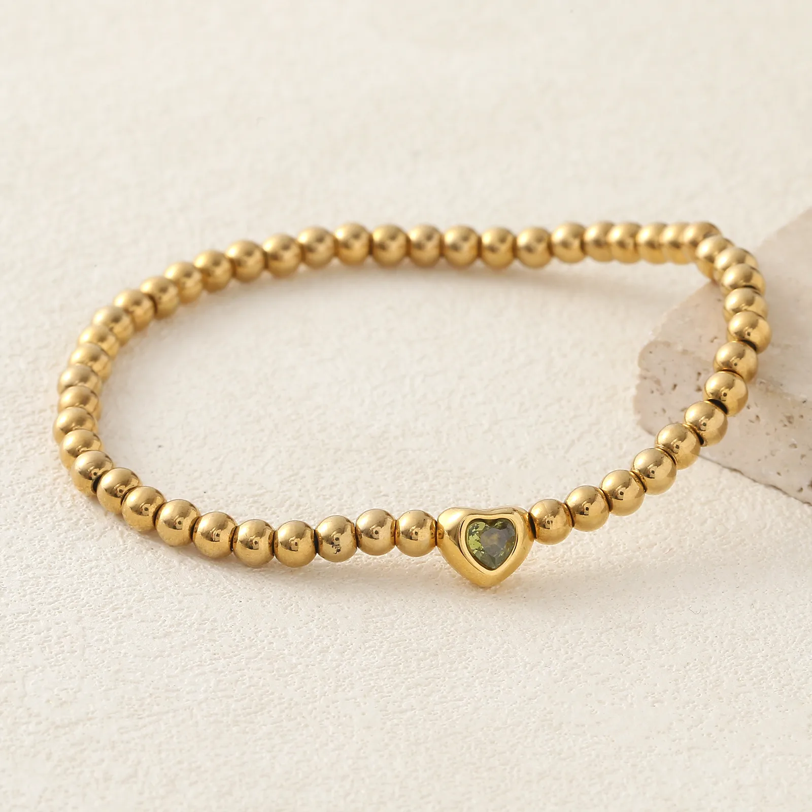 Elegant Simple Style Heart Shape 304 Stainless Steel Women's Bracelets display picture 2