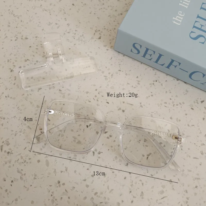 Casual Cute Vacation Square Pc Resin Square Full Frame Glasses display picture 7