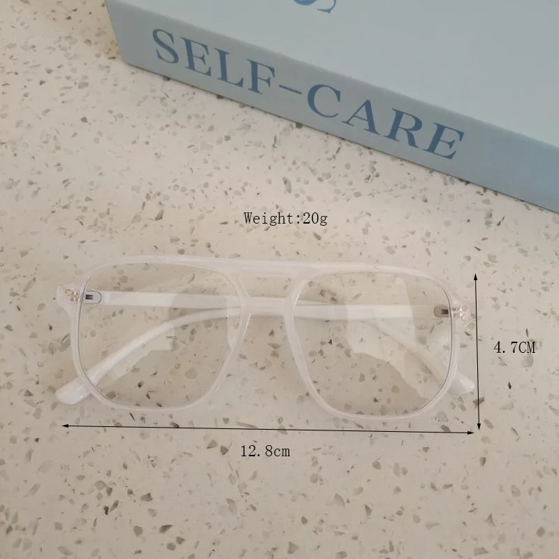 Casual Cute Vacation Square Pc Resin Square Full Frame Glasses display picture 5