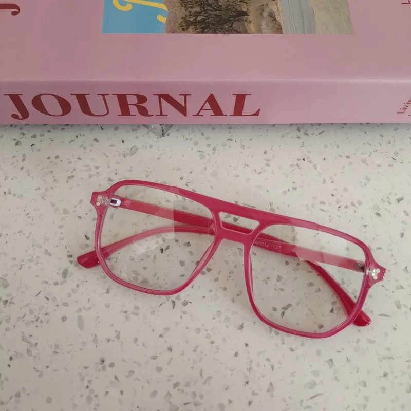 Casual Cute Vacation Square Pc Resin Square Full Frame Glasses display picture 8