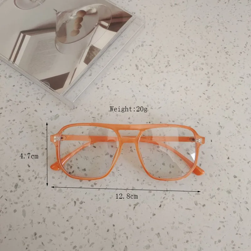 Casual Cute Vacation Square Pc Resin Square Full Frame Glasses display picture 10