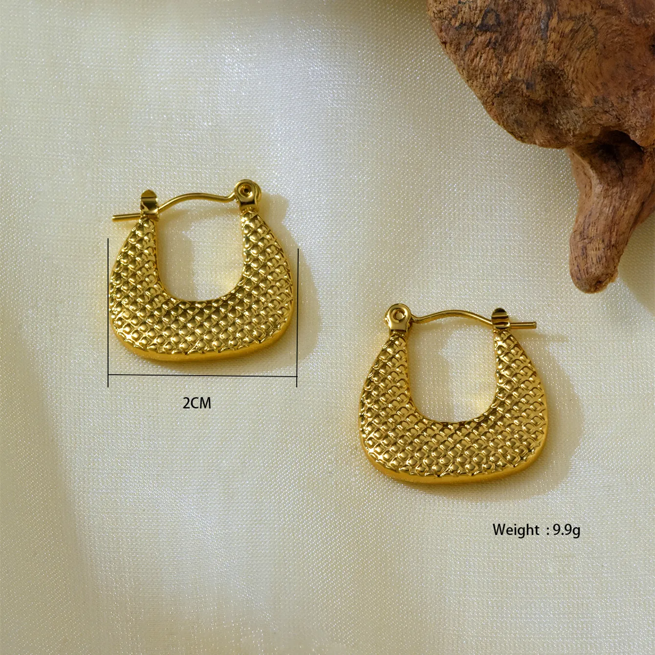 1 Pair 6 Pairs Elegant Irregular Asymmetrical 304 Stainless Steel 18K Gold Plated Earrings display picture 6
