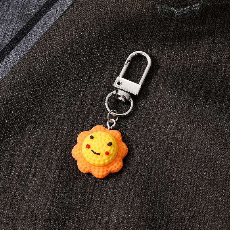 Cute Rainbow Star Moon Synthetic Resin Unisex Bag Pendant Keychain display picture 2