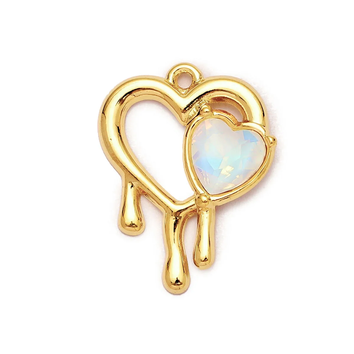 Simple Style Moon Heart Shape Butterfly 304 Stainless Steel Plating DIY Jewelry Accessories display picture 1