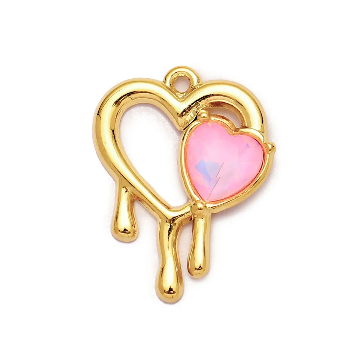 Simple Style Moon Heart Shape Butterfly 304 Stainless Steel Plating DIY Jewelry Accessories display picture 5