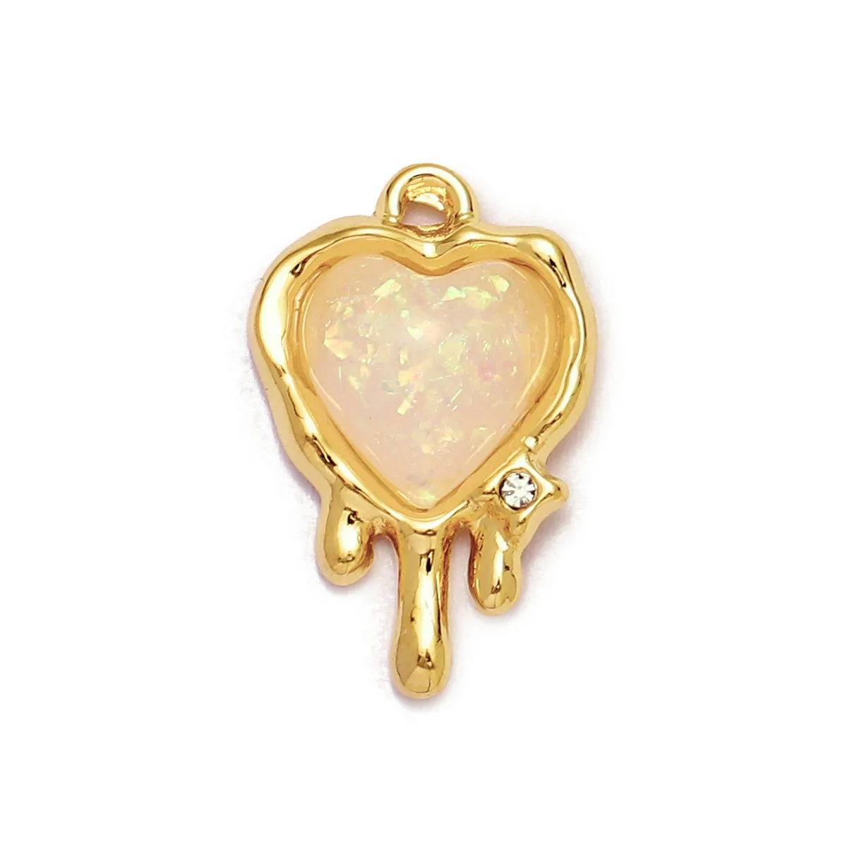 Simple Style Moon Heart Shape Butterfly 304 Stainless Steel Plating DIY Jewelry Accessories display picture 11