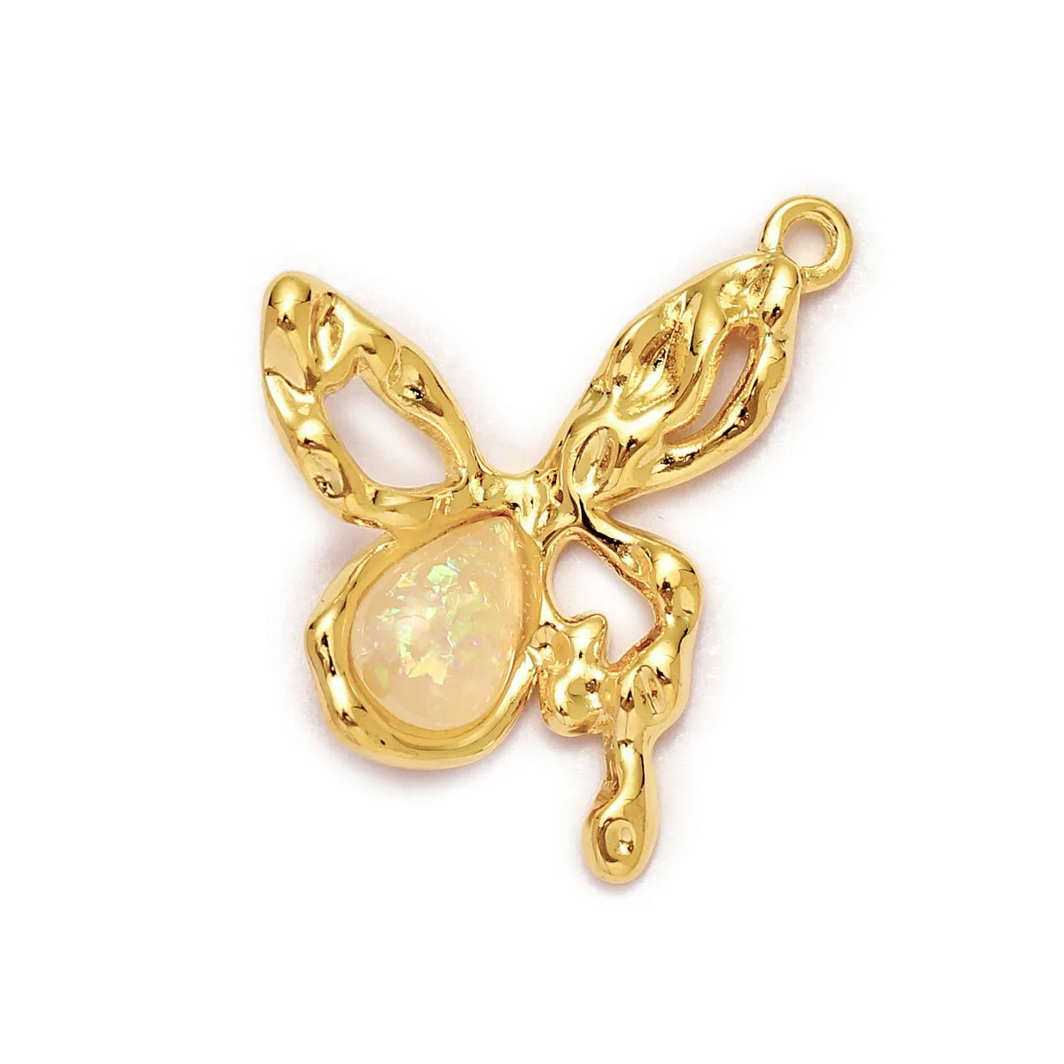 Simple Style Moon Heart Shape Butterfly 304 Stainless Steel Plating DIY Jewelry Accessories display picture 29