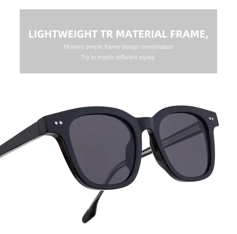 Modern Style Classic Style Geometric Pc Square Full Frame Glasses display picture 8