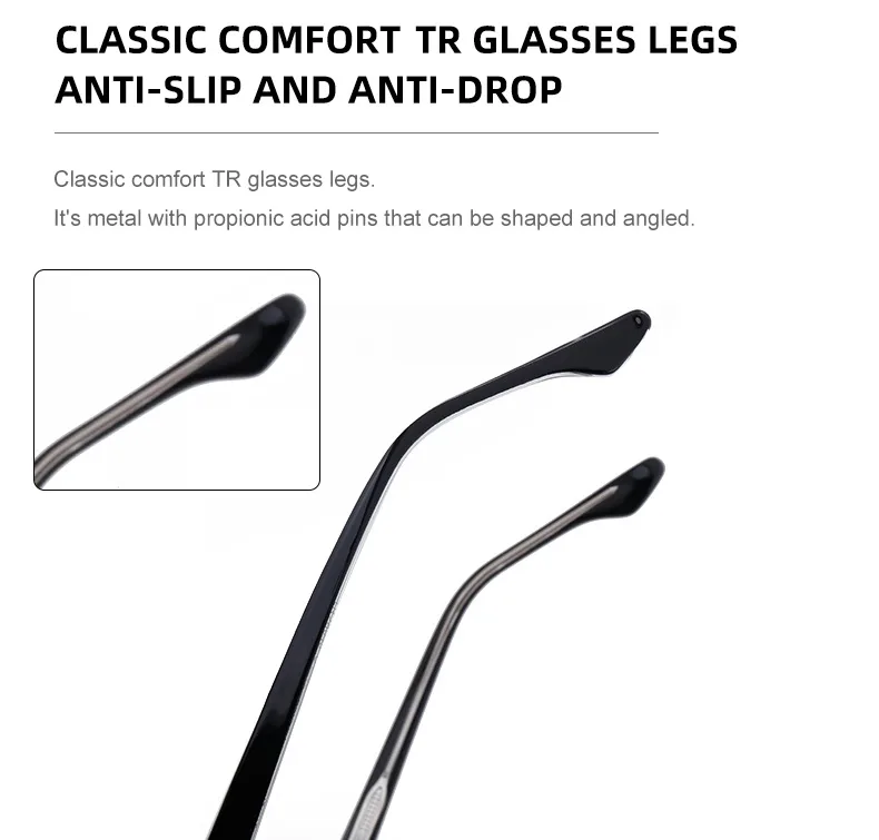 Modern Style Classic Style Geometric Pc Square Full Frame Glasses display picture 9