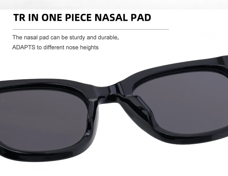 Modern Style Classic Style Geometric Pc Square Full Frame Glasses display picture 11