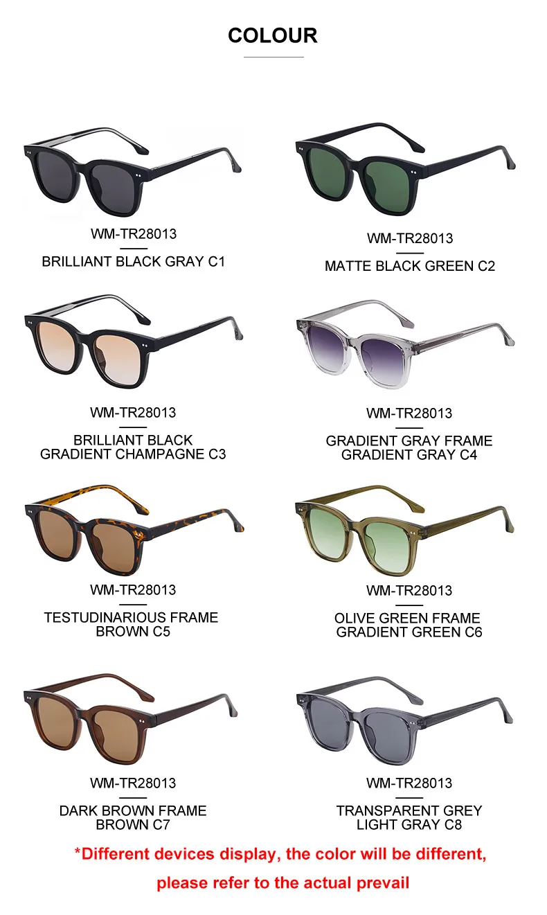 Modern Style Classic Style Geometric Pc Square Full Frame Glasses display picture 12