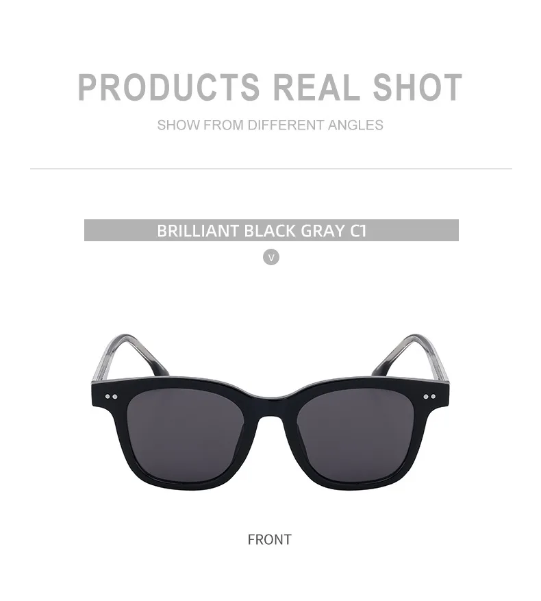 Modern Style Classic Style Geometric Pc Square Full Frame Glasses display picture 14