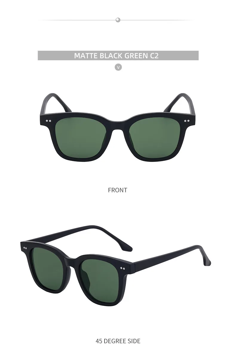 Modern Style Classic Style Geometric Pc Square Full Frame Glasses display picture 16